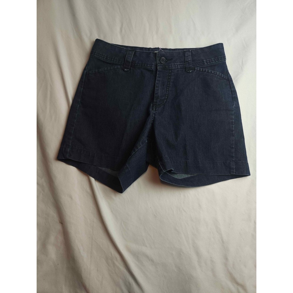 Riders by Lee Womens Dark Wash Denim Shorts Size 6M Stretch Indigo